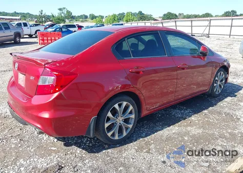 2012 Honda Civic Si из США, поврежденный, VIN 2HGFB6E58CH705142